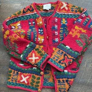 Vintage Express Multicolor Knit Sweater